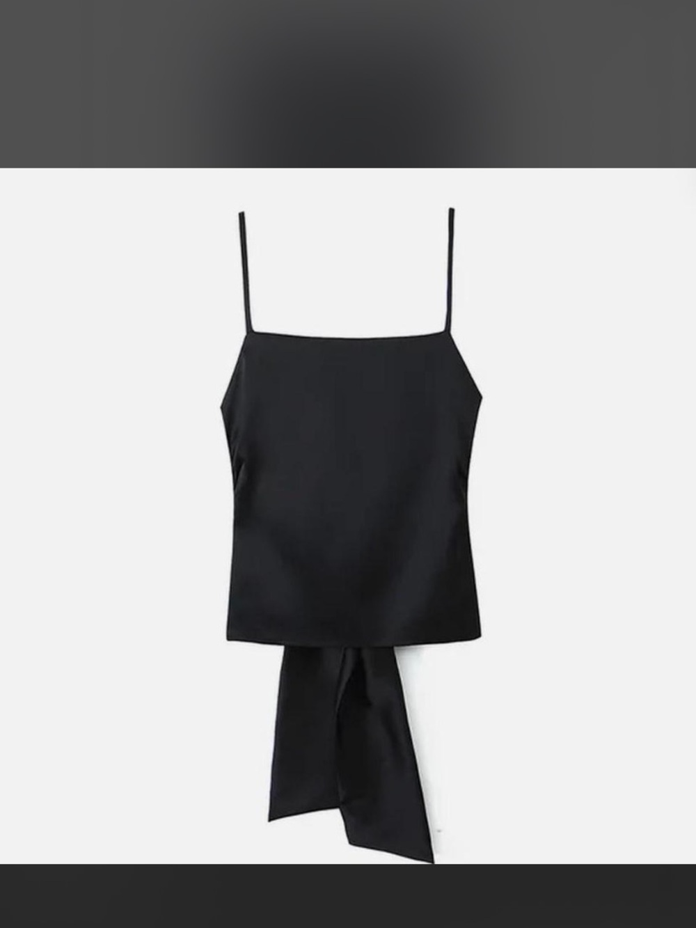 Zara bow-tie back cami